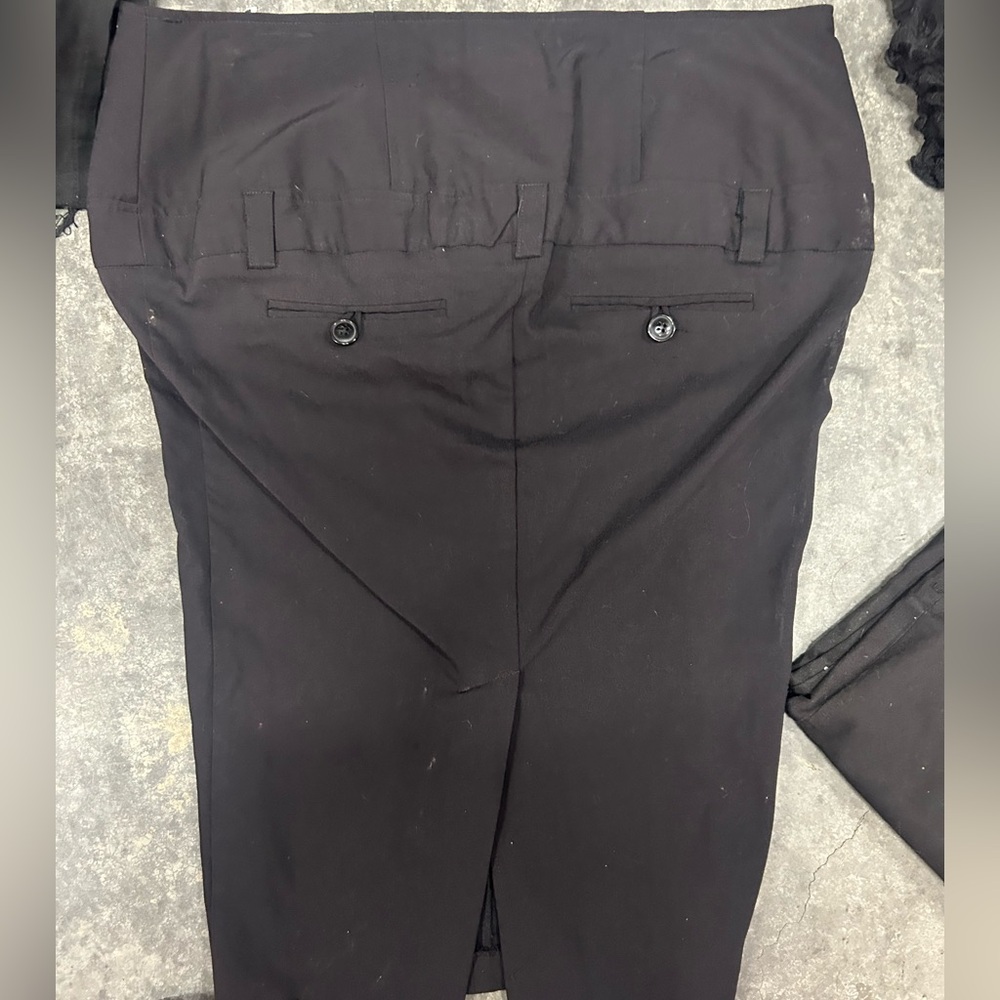 TORRID SZ 12 vintage 90s like new black pencil skirt stretch goth NICE! Rare - Picture 3 of 7